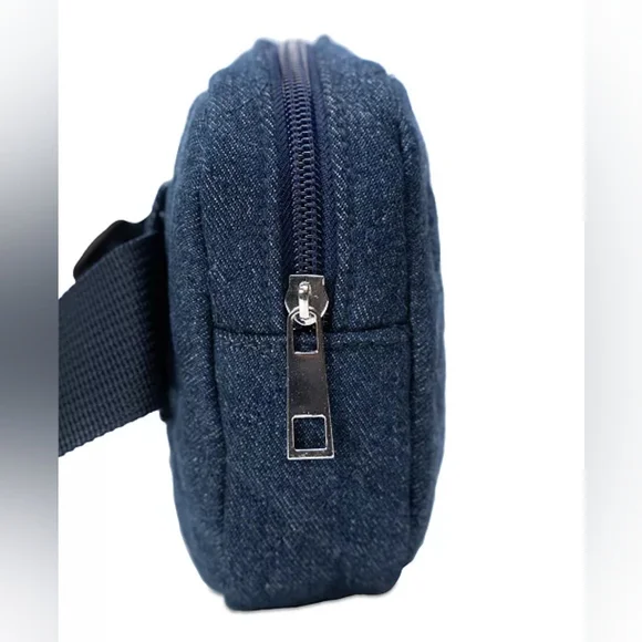 🆕Quilted Denim Belt Bag Size L/XL